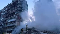 Последствия удара РФ по Киеву 14 мая / Фото: ГСЧС