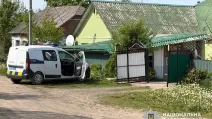 Место нападения на полицию / Фото: ГУНП в Хмельницкой области