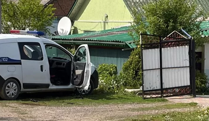 Місце нападу на поліцейських на Хмельниччині / Фото: Нацполіція