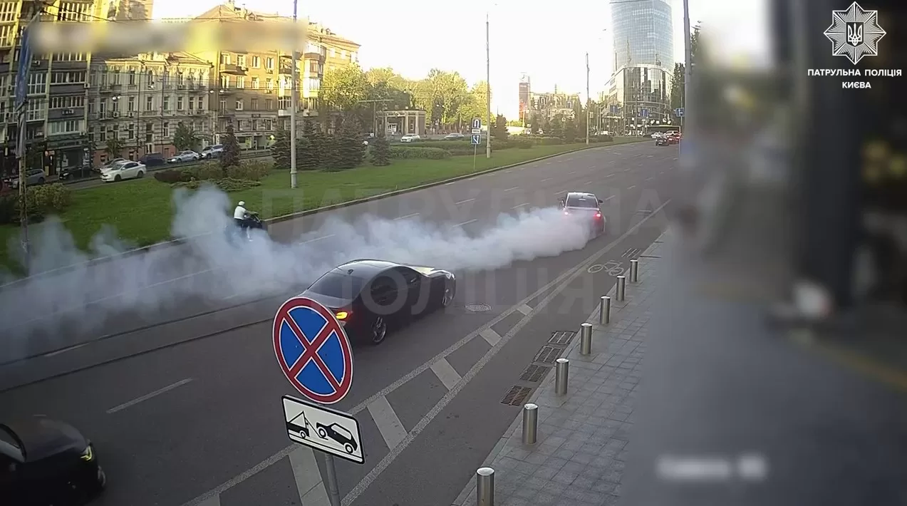 В столице привлекли к ответственности двух водителей, которые нарушали ПДД и хвастались этим в соцсетях / Скриншот