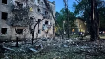 Поврежденые в результате российского обстрела дома в Днепре / Фото: Днепропетровская ОВА