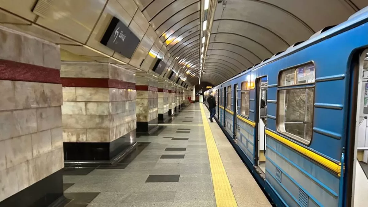 Станция киевского метрополитена «Сырец» / Фото: Суспільне