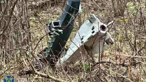 Російська ракета зі збідненим ураном на Чернігівщині / Фото: СБУ