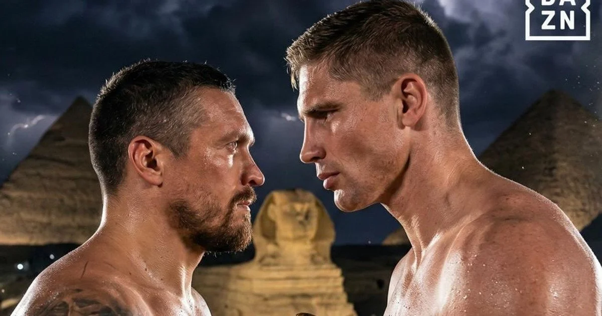 Олександр Усик — Ріко Верховен / Фото: instagram.com/daznboxing