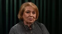 Директорка Інституту демографії та соціальних досліджень НАНУ Елла Лібанова під час інтервʼю Суспільному. Київ, 19 травня 2026 року / Фото: Суспільне Новини/Олександр Сова