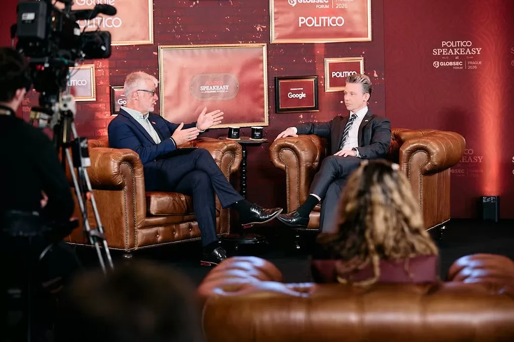 Пол Йонсон на мероприятии Speakeasy GLOBSEC в Праге, 23 мая 2026 года / Фото: Балдо Скьякка