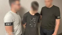 Задержанный по подозрению в работе на РФ / Фото: Офис генпрокурора