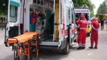 Medics at the site of the missile strike on Zaporizhzhia / Photo: Zaporizhzhia Regional Military Administration