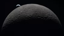 Снимок Луны, сделанный экипажем миссии Artemis II с лунной орбиты, 6 апреля 2026 года / Фото: NASA