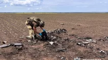 Обезвреживание боевой части российского БпЛА / Фото: ГУНП в Кировоградской области