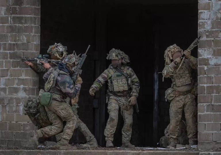 Тренировка военных тактической группы «Афина» / Фото: Международный Легион при ГУР МО Украины