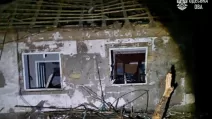 Поврежденный дом после атаки российского дрона / Фото: Одесская ОВА