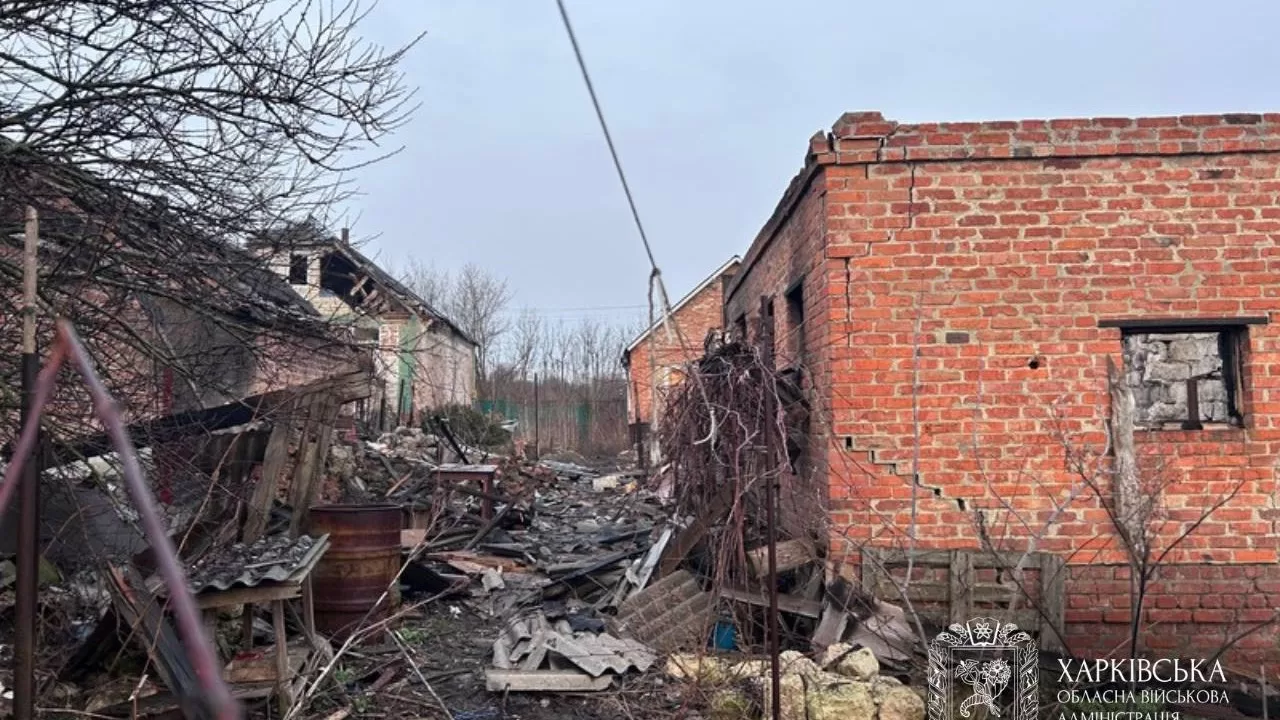 У Богодухівському районі пошкоджено два приватні будинки та господарчі споруди у селі Клинова-Новоселівка / Фото Харківська ОВА