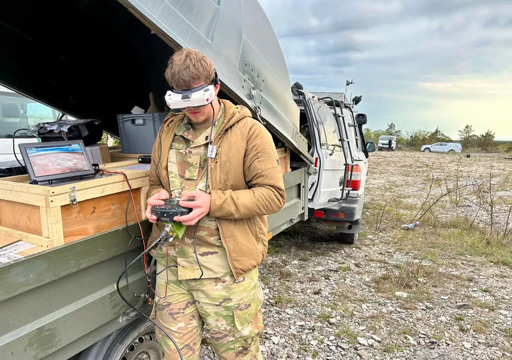 Український оператор дронів "Тарік" / Фото: Politico