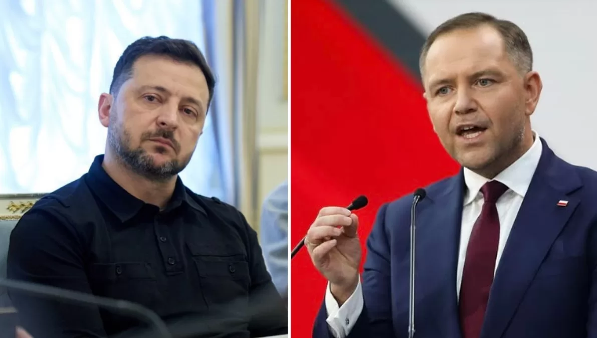 Владимир Зеленский и Кароль Навроцкий / Коллаж: Головне в Україні