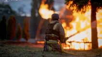 На Сумщині після нічної атаки спалахнули пожежі / Фото: ДСНС