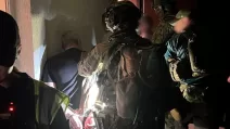 Затримання підозрюваного у стрілянині / Фото: Поліція Києва