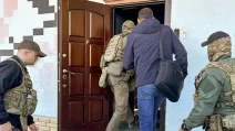 Оголошення підозри учаснику схеми на Ташлицькій ГАЕС / Фото: НАБУ