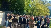 Очередь в ТЦК в Киеве / Фото: Магнолия-ТВ
