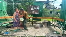 КАБ влучив біля зупинки в Запорізькому районі: троє загиблих і пошкоджені будинки / Фото: Запорізька ОВА