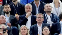 Власник «Челсі» Роман Абрамович на трибунах перед матчем фіналу Ліги Європи «Челсі» - «Арсенал». Олімпійський стадіон у Баку. 29 травня 2019 року / Фото: Reuters