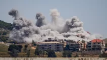 Дым от израильских ударов, вид из Набатии, Ливан, 3 июня 2026 года / Фото: REUTERS