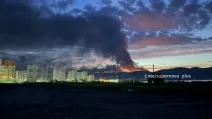 In Krasnodar Krai, the Grushovaya oil depot caught fire after an attack / Photos from social networks