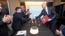 Володимир Зеленський та Андріс Кулбергс / Фото: Офіс президента