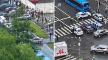 Место взрыва автомобиля в Москве / Фото: Mash