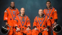 Астронавти місії Artemis III Ренді Бреснік, Лука Пармітано, Андре Дуглас і Френк Рубіо / Фото: NASA
