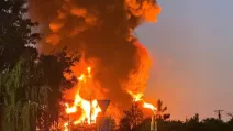 Пожежа на нафтобазі в Краснодарському краї / Фото: Exilenova+