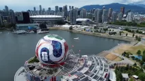 The Science World museum was transformed into a 40-meter-diameter football as part of World Cup celebrations in Vancouver, Canada / Photo: Reuters