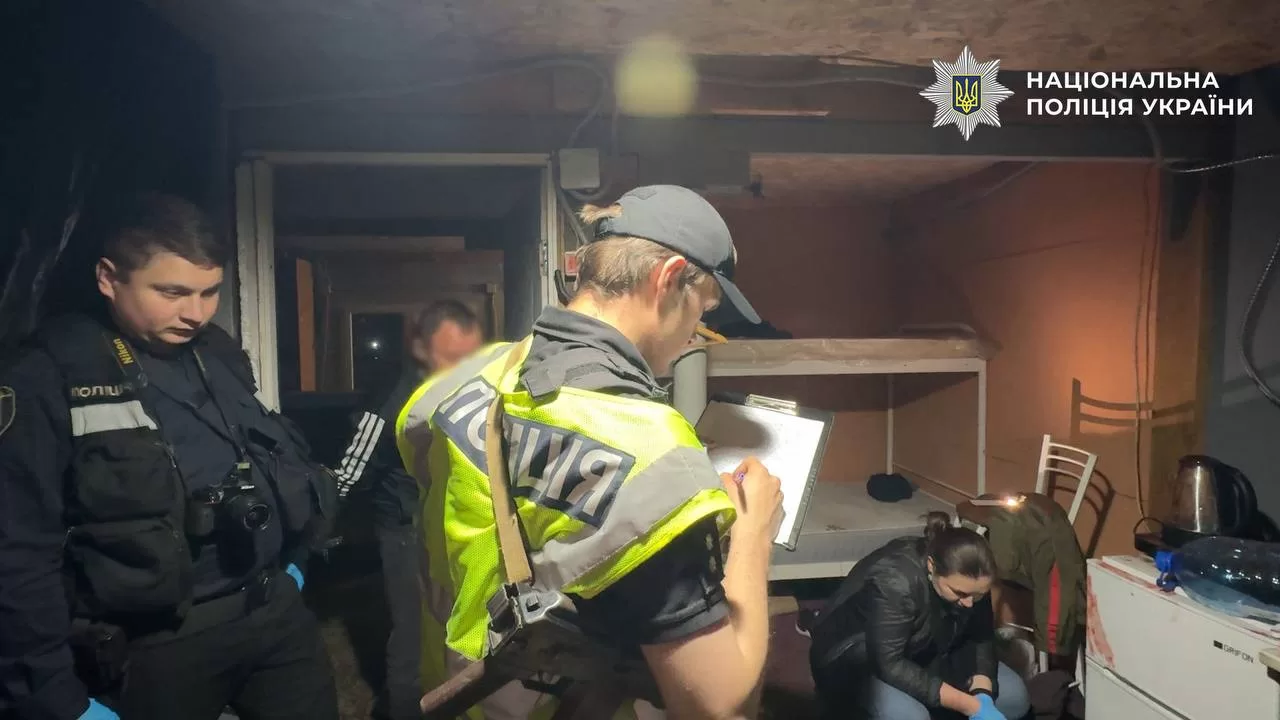 Осмотр места убийства / Фото: Полиция Киева