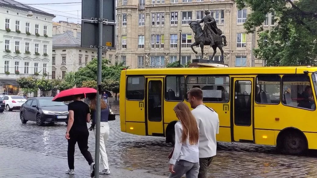 Дождь во Львове / Фото: Суспільне Львів