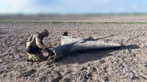 Знешкодшений "шахед" / Фото: Поліція Чернігівщини
