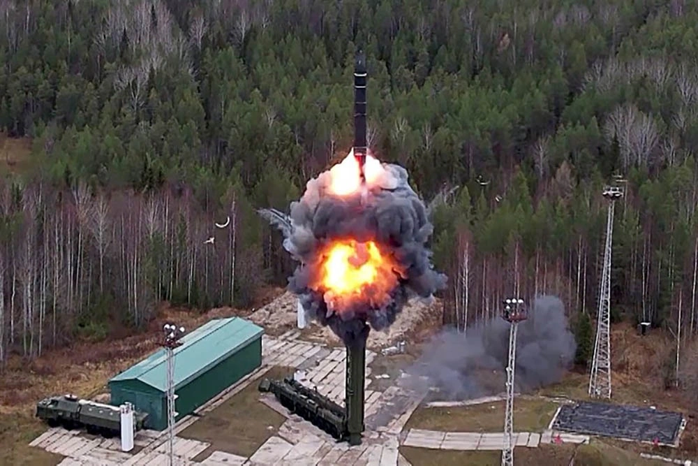 Запуск балістичної ракети / Фото: Міноборони РФ
