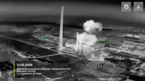 Crimean Titan plant in Armyansk after the attack / Photo: screenshot