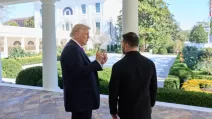 Дональд Трамп и Владимир Зеленский в Белом доме 17 октября 2025 года / Фото: ОПУ