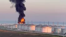 Ураження нафтового терміналу «Таманьнефтегаз» / Ілюстративне фото з відкритих джерел