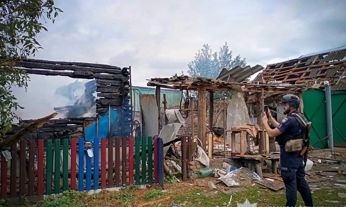 Наслідки удару по Сумщині / Фото: Нацполіція