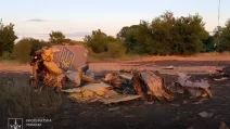 Фрагменты бомбардировщика Су-24М / Фото: Офис генпрокурора