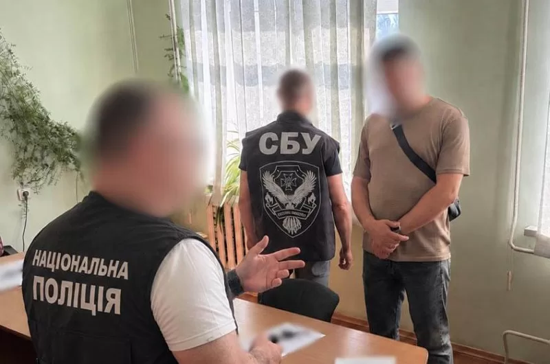Задержание чиновника Укрзализныци / Фото: Полиция Одесской области