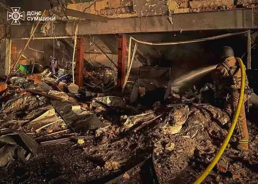 Aftermath of the Russian attack on Sumy region / Photo: State Emergency Service of Ukraine