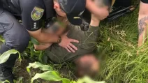 Затримання підозрюваного у вбивстві неповнолітньої на Фастівщині / Фото: поліція Київської області