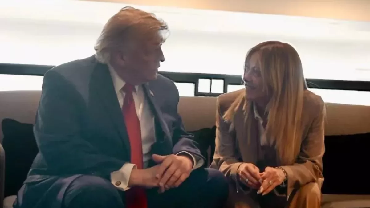 Трамп і Мелоні на саміті G7 в Евіані / Фото: ANSA