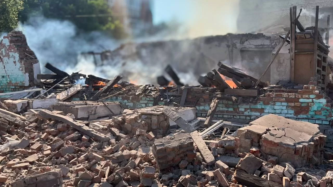 Rockets struck educational institutions in Bilopillia / Photo: Sumy Regional State Administration
