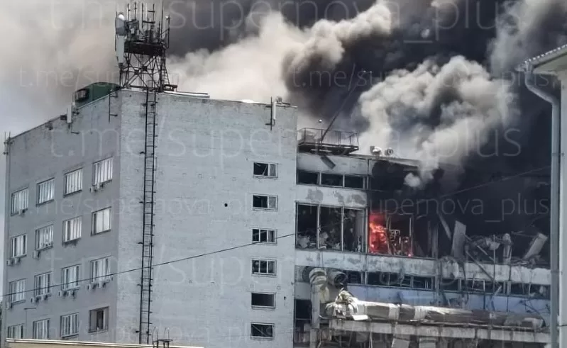 У Воронежі уражено підприємство, що виробляло компоненти для російських ракет / Фото із соцмереж