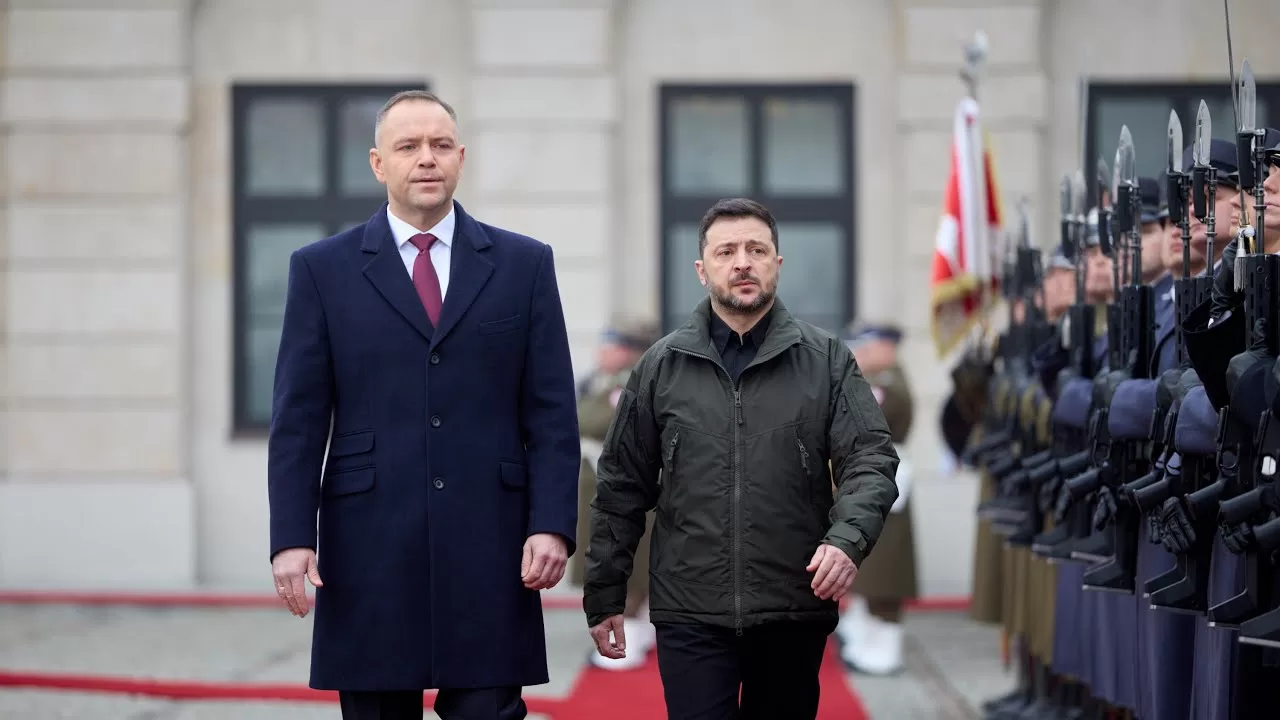 Кароль Навроцький та Володимир Зеленський / Фото: Офіс президента