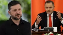 Volodymyr Zelenskyy and Karol Nawrocki / Collage: Ukraine Top News