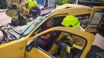 Поврежденный в ДТП автомобиль в Киевской области / Фото: ГСЧС
